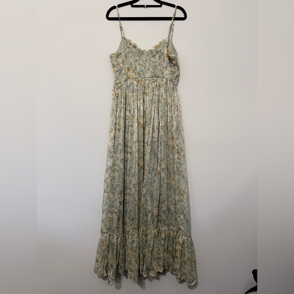 Molly Green Medium Augusta Floral Maxi Dress Adjustable Straps NWT - Picture 4 of 7